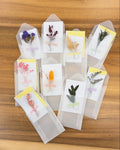 Hand-crafted Floral Card -Petite