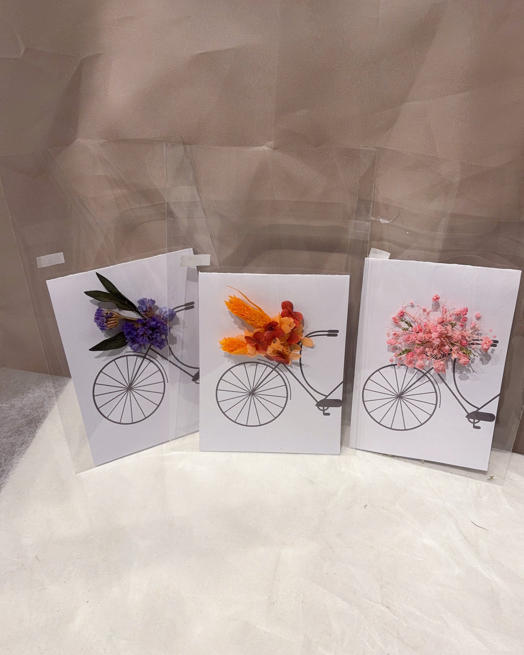Handcrafted Floral Card - Medium