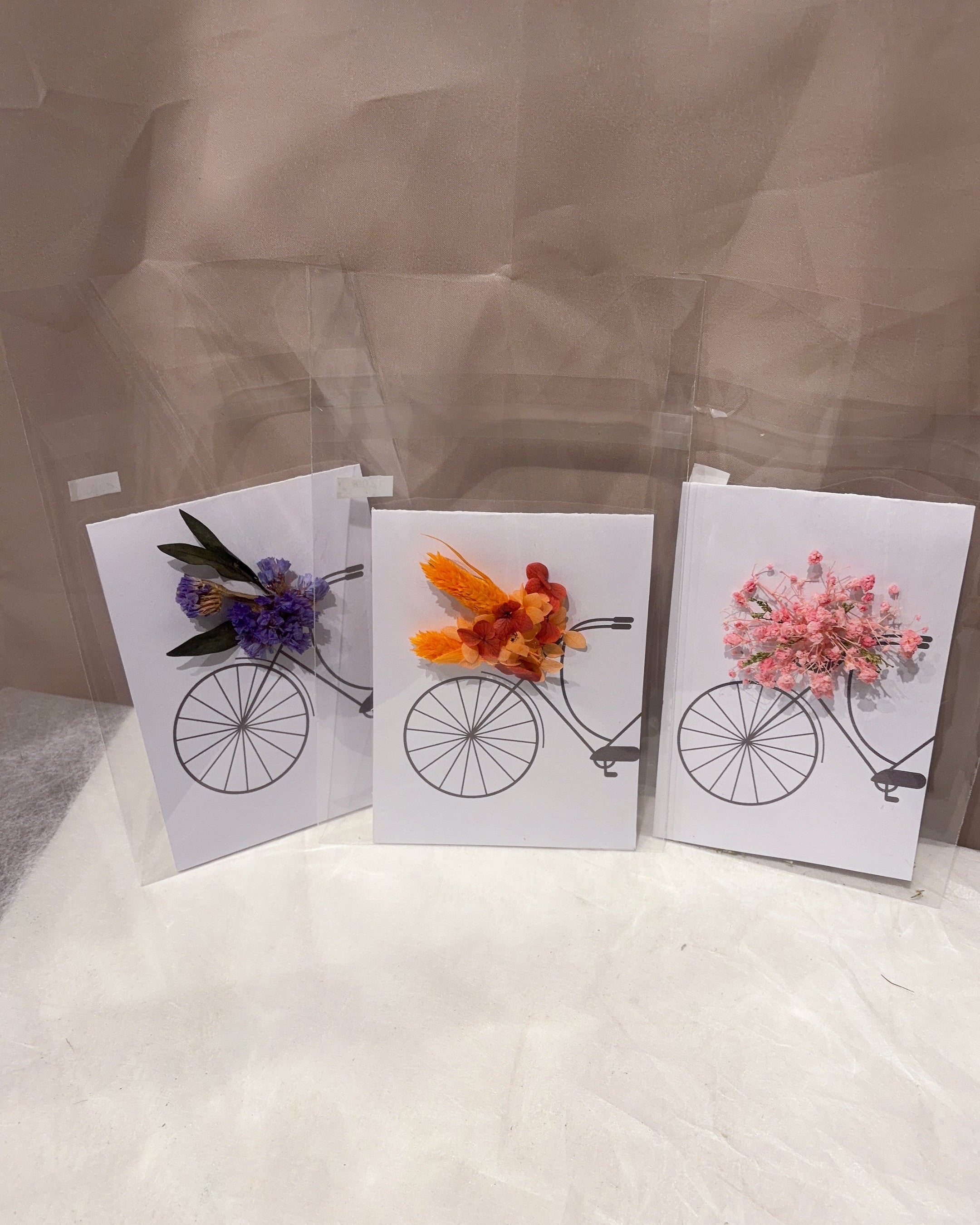 Handcrafted Floral Card - Medium
