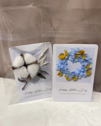 Handcrafted Floral Card - Medium
