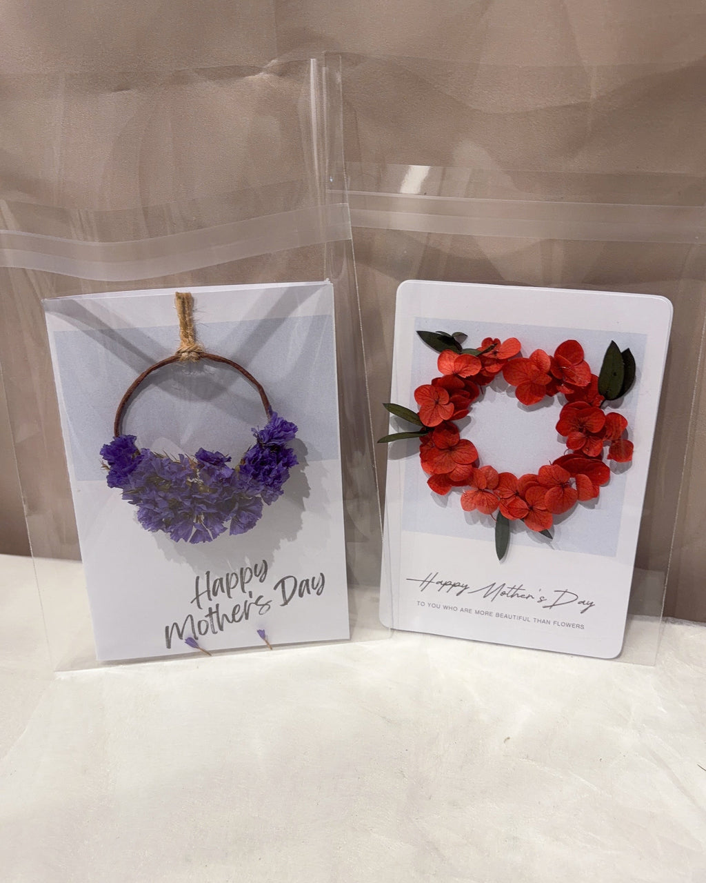 Handcrafted Floral Card - Medium
