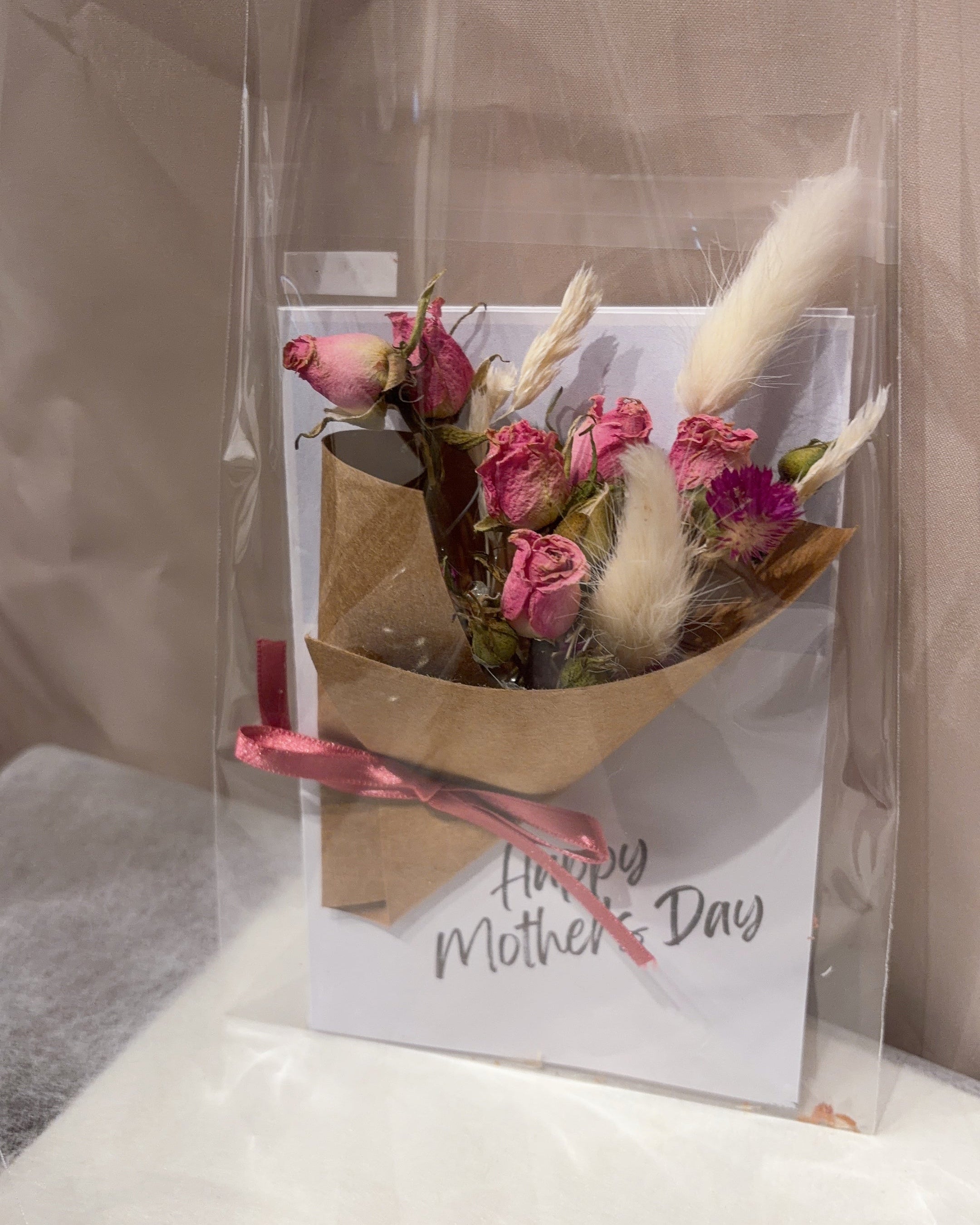 Handcrafted Floral Card - Signature